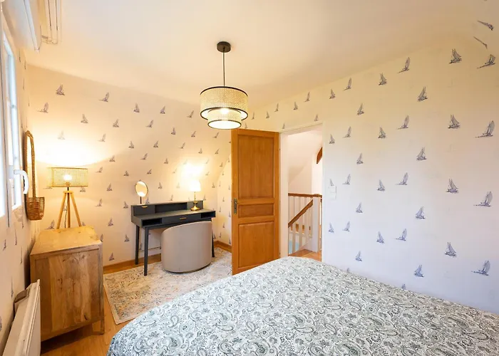 度假居 Large Family Near Deauville Vauville